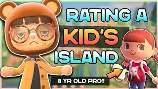 Rating An 8-Year Old Kid's Animal Crossing Island 🤔 || ACNH