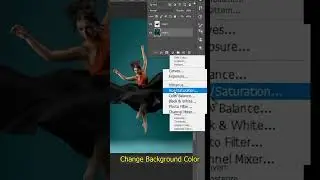 Most Easy Way To Change Background Color in Photoshop | #shorts #photoshop_tutorial