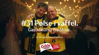 Gilde pølse i vaffel - gastrokunst fra Moss kortversjon