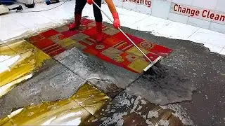 My struggle with a carpet with very old and stubborn dirt