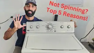 Top 5 Reasons Why Your Maytag/Whirlpool Washer Is Not Spinning!