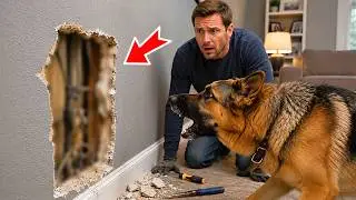 The dog barked at the wall for a week—its owner called a repairman and regretted waiting so long...