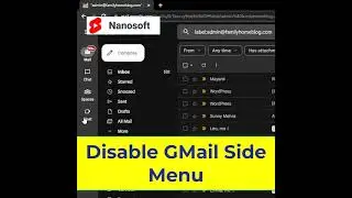 Disable Google Mail Side Menu - Meet & Space 