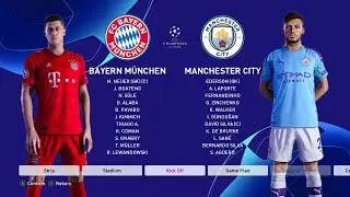 FC BAYERN MUENCHEN VS MANCHESTER CITY FC UEFA CHAMPIONS LEAGUE eFootball PES 2020