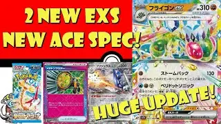 2 New Pokémon ex! New Ace Spec! HUGE Paradise Dragona Update! (HUGE Pokémon TCG News)