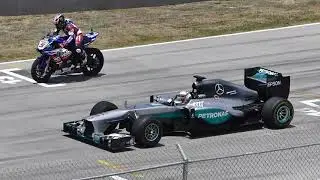 LEWIS HAMILTON: F1 CAR vs YAMAHA R1M SUPERBIKE!! Subscribe !!!