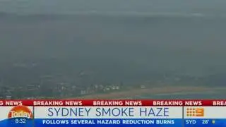 Video Health warning issued after thick smoke haze drifts over Sydney