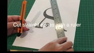 Cutting safely with craft knifes