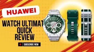 Huawei Watch Ultimate Green: Hands-On & Quick Review, Specs & Price.!🔥🔥 #huawei #watchultimate