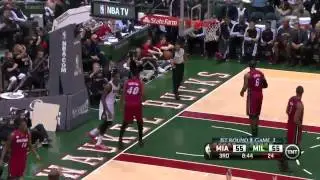 Heat vs Bucks Game 3 Highlights April 25, 2013