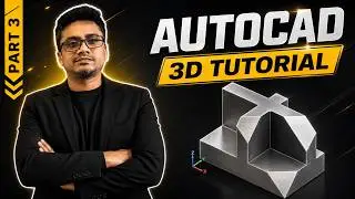 AutoCAD 3D Tutorial for Beginners || AutoCAD 3D modeling mechanical