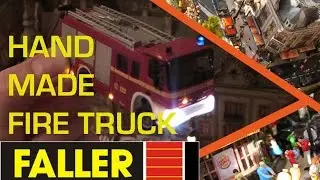 FALLER car system fire truck home made 1/87 HO scale