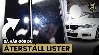 ÅTERSTÄLL DINA BLANK SVARTA LISTER PÅ 1 MINUT