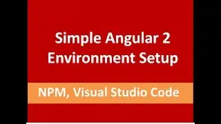 How to setup new project of angular2 using npm, typescript and visual studio code