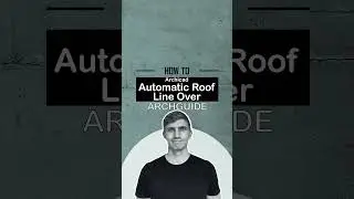 How to: Archicad roof line over