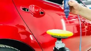 Mazda 6 Восстановительная полировка и нанесение защитного состава на ЛКП