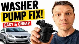 Toyota Yaris Windshield Washer Pump Replacement – DIY Fix (No Fluid, No Sound)