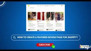 How to Create a Featured Reviews Page for Shopify Using Ryviu?