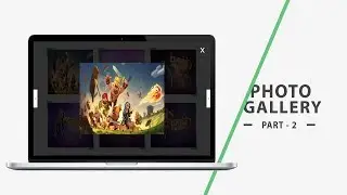 Photo Gallery | CSS - JQUERY Tutorial | Part - 2