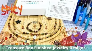 Unboxing PotomacBeads September 2024 Treasure Box 🌶️ 🫙 Spice Market 🛍️ Jewelry 📿