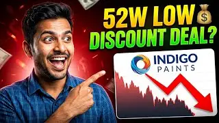 Indigo Paints Share गिरा 52-Week Low पर 😱 | ₹1400 Target? Multibagger ya Trap? | Stock Samachar