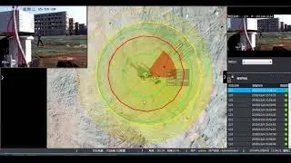 450-600m 360 Degree Coverage R450WVF Radar Video Surveillance System Demo