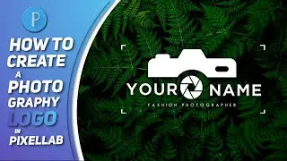 photography logo design pixellab || In five minutes | latest 2020