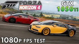 Forza Horizon 4 | GTX 1050Ti + i3 10100 | 1080p High | Fps Test 2021