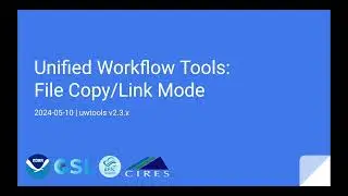 An Introduction to Unified Workflow Tools and the File Copy/Link Tool