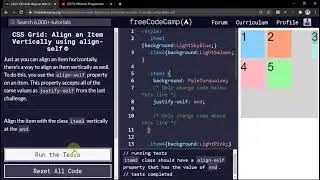 CSS Grid: Align an Item Vertically using align-self