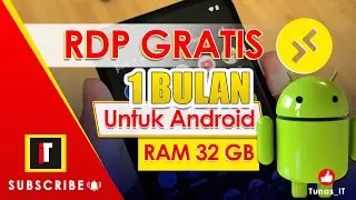 📽Cara Membuat RDP Gratis di Android📱 dan Tutorial Menggunakannya ▪ RAM 32Gb ▪ Mudah dan Praktis 😍
