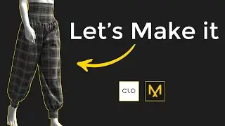 How to Design Stylish Trousers in CLO3D (Marvelous Designer)