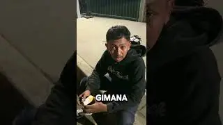 Tantangan wheelie di jalan
