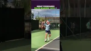 FELIPE MAMEDE 14YO GREAT FOREHANDS 