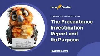 The Presentence Investigation Report and Its Purpose - Essay Example
