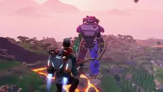 FORTNITE MECH VS MONSTER!