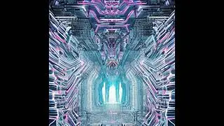 Matrix pattern - animated dimensional portal