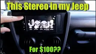 How to install a Sony Double Din Stereo in a Jeep Wrangler on the cheap