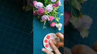 How to make fondant rose using mould !!🌹