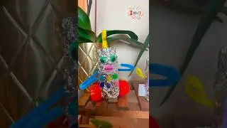 Create Your Own Playful Robot with Simple Household Items! 🤖✨ 