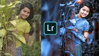 Lightroom blue tone photo editing tutorial | lightroom background colour preset #starsumiteditor