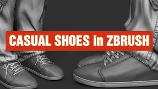 Sculpting Casual Shoes in ZBrush (with Commentary & BONUS)