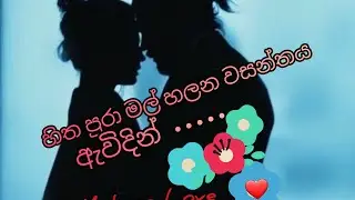 හිත පුරා මල් හලන වසන්තය ඇවිදින්  ( mature love ❤  ) 17 @ JANU  9522 💜💜