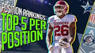 Top 5 Position Rankings pre NFL Combine | Cowboys Draft Targets 2022
