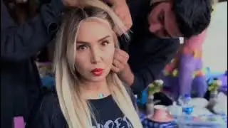Female Dergi Yonca Evcimik Çekim backstage