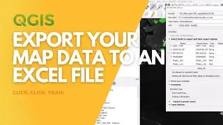 Save map layer to Excel file in QGIS