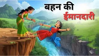 बहन की ईमानदारी | Hindi Story | Hindi Kahaniya | Moral Stories | cartoon story