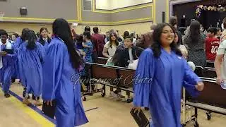 Krissten's graduation day||Celebration of 8th grade promotion day||middle school graduation day