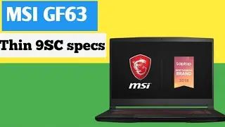 Msi gf63 thin unboxing and review || msi gf63 thin 15.6 144hz gaminglaptop