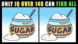 Spot The Difference ： If You Find 3 Different Spots, You Have IQ Over 130【 Find The Difference #169】